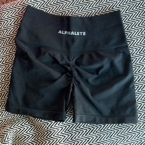 OG ALPHALETE BLACK AMPLIY SHORTS